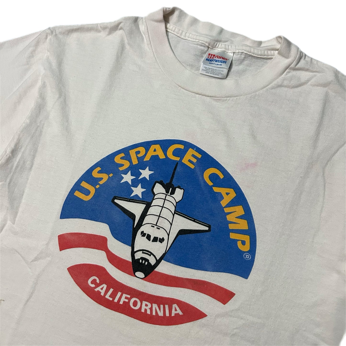 (L) Vintage US Space Camp California Single Stitch Tee