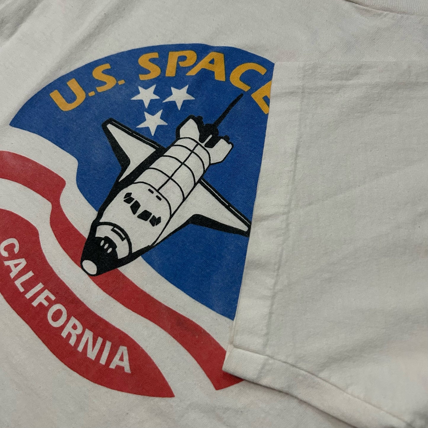 (L) Vintage US Space Camp California Single Stitch Tee