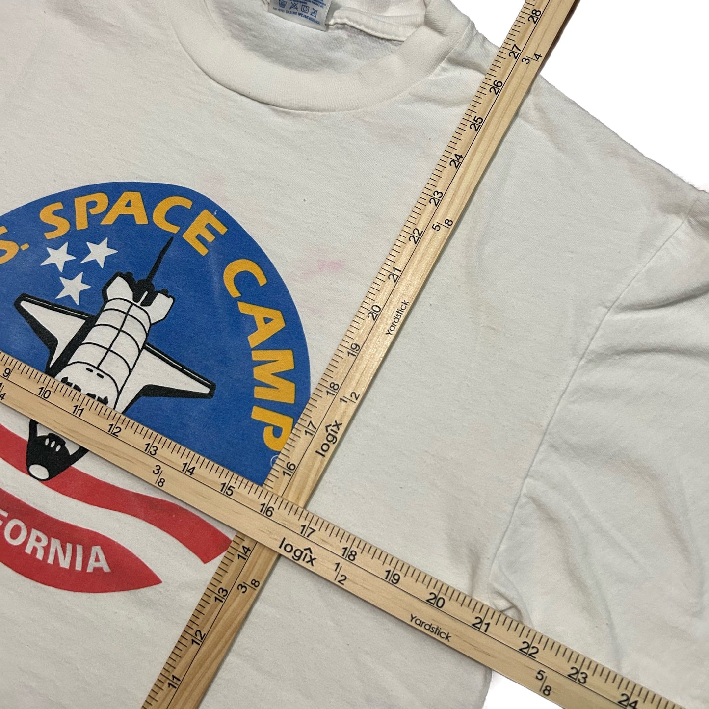 (L) Vintage US Space Camp California Single Stitch Tee