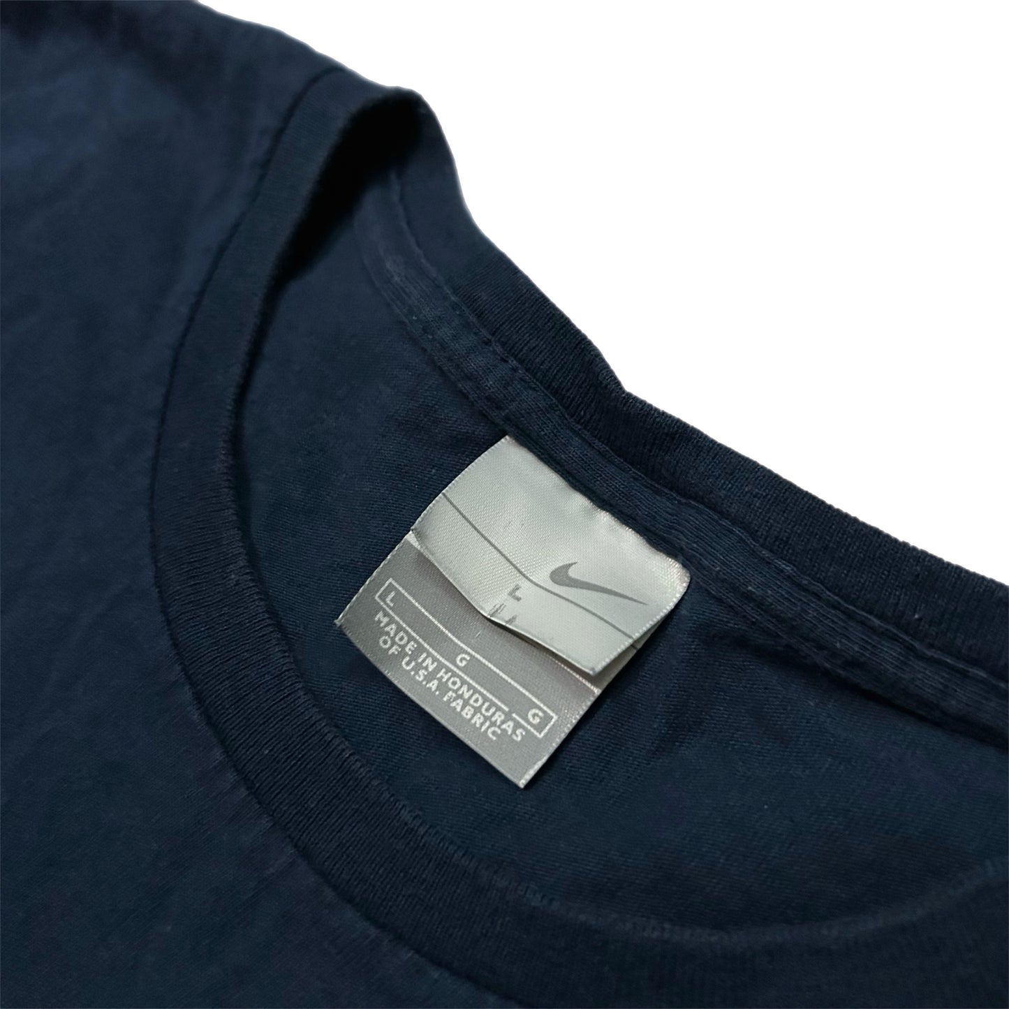 (Womens L) Y2K Nike Star Navy Shirt