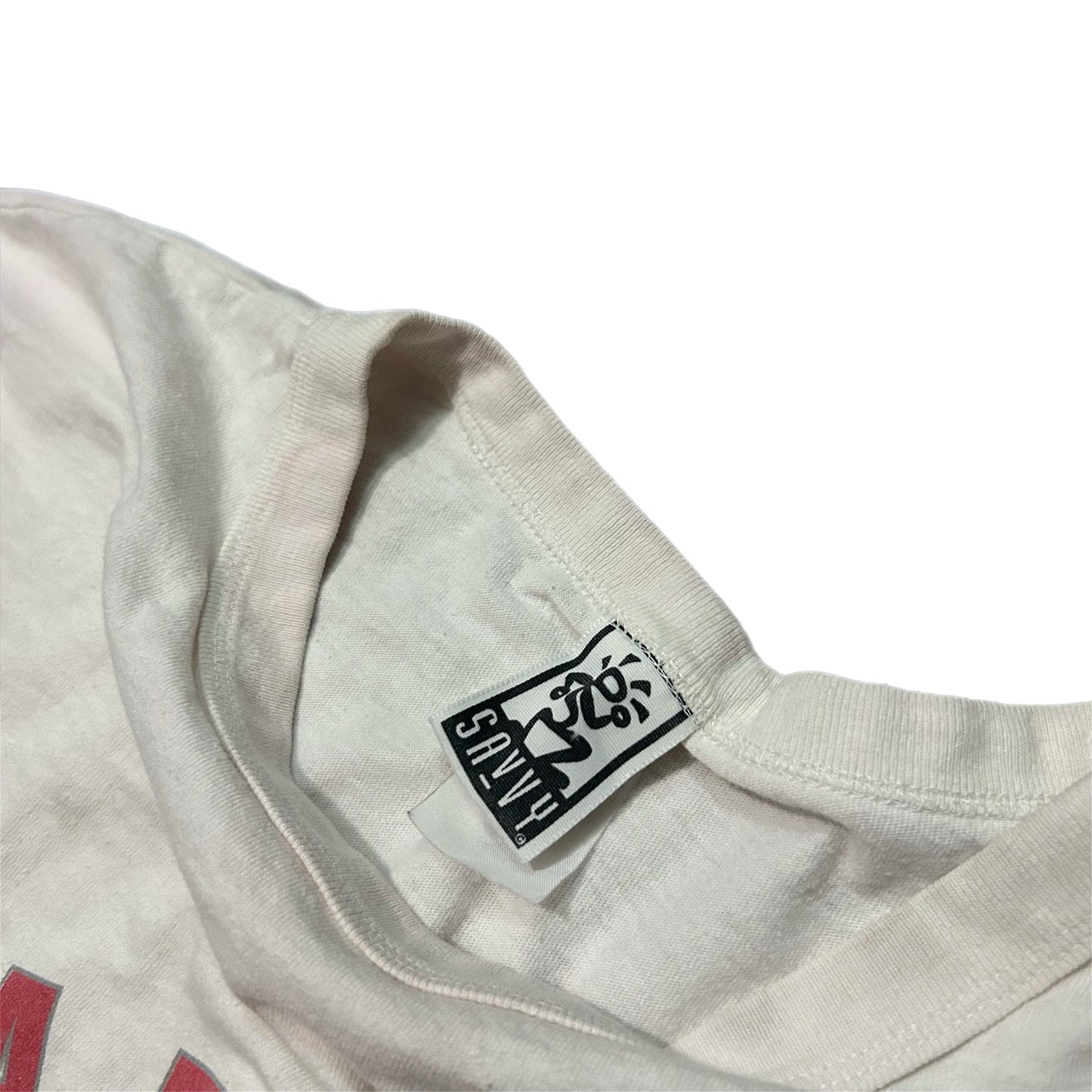 (L) Vintage Wisconsin Badgers Two-Tone Longsleeve
