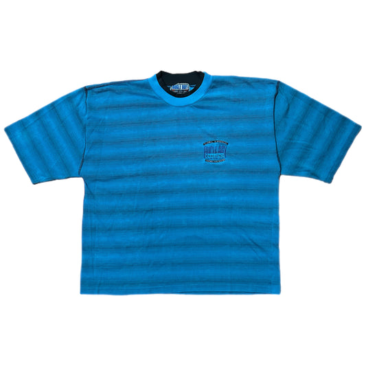 (XL) Vintage Bugle Boy Blue Double Collared Tee