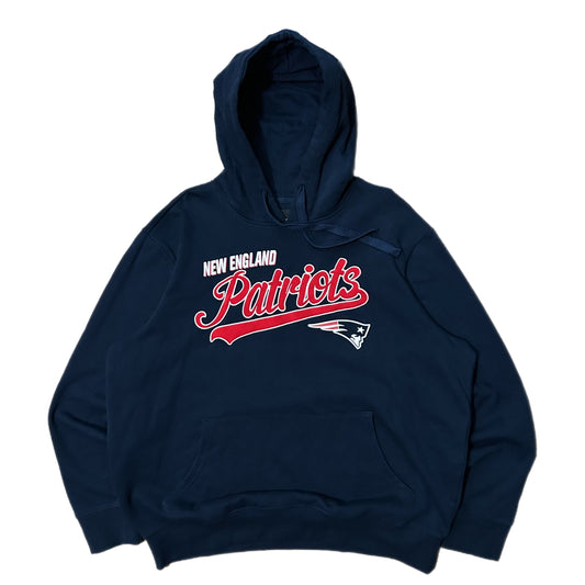 (XL) Y2K New England Patriots Navy Hoodie