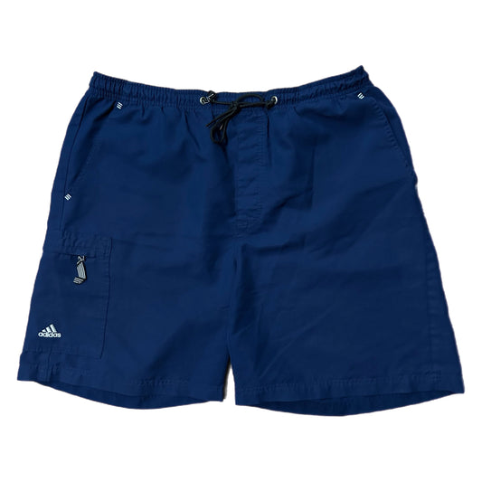 (L) Y2K Adidas Nylon Navy Shorts