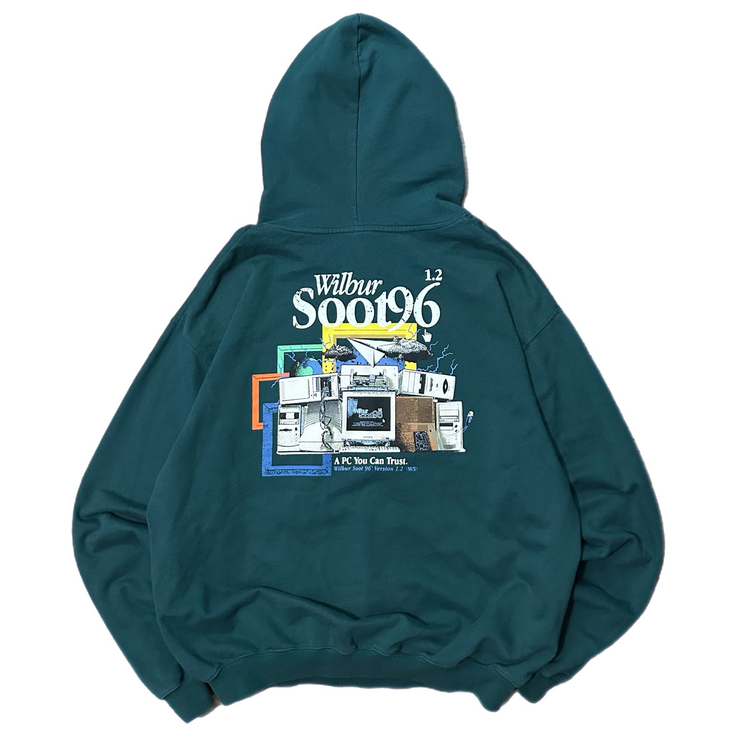 (XL) Vintage 90s Wilbur Soot 96 PC Computer Hoodie
