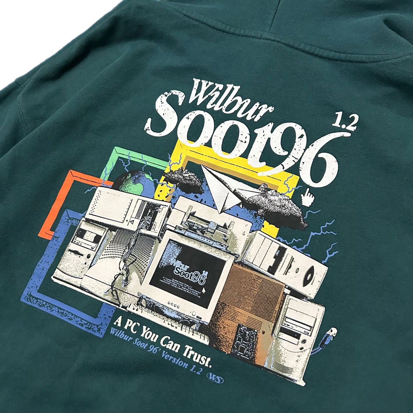 (XL) Vintage 90s Wilbur Soot 96 PC Computer Hoodie