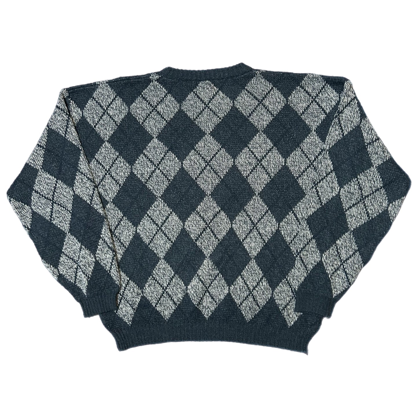 (XL) Vintage Bugle Boy Argyle Sweater