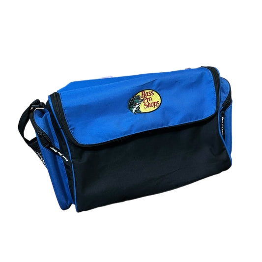 (OS) Bass Pro Shops Blue Duffle Bag