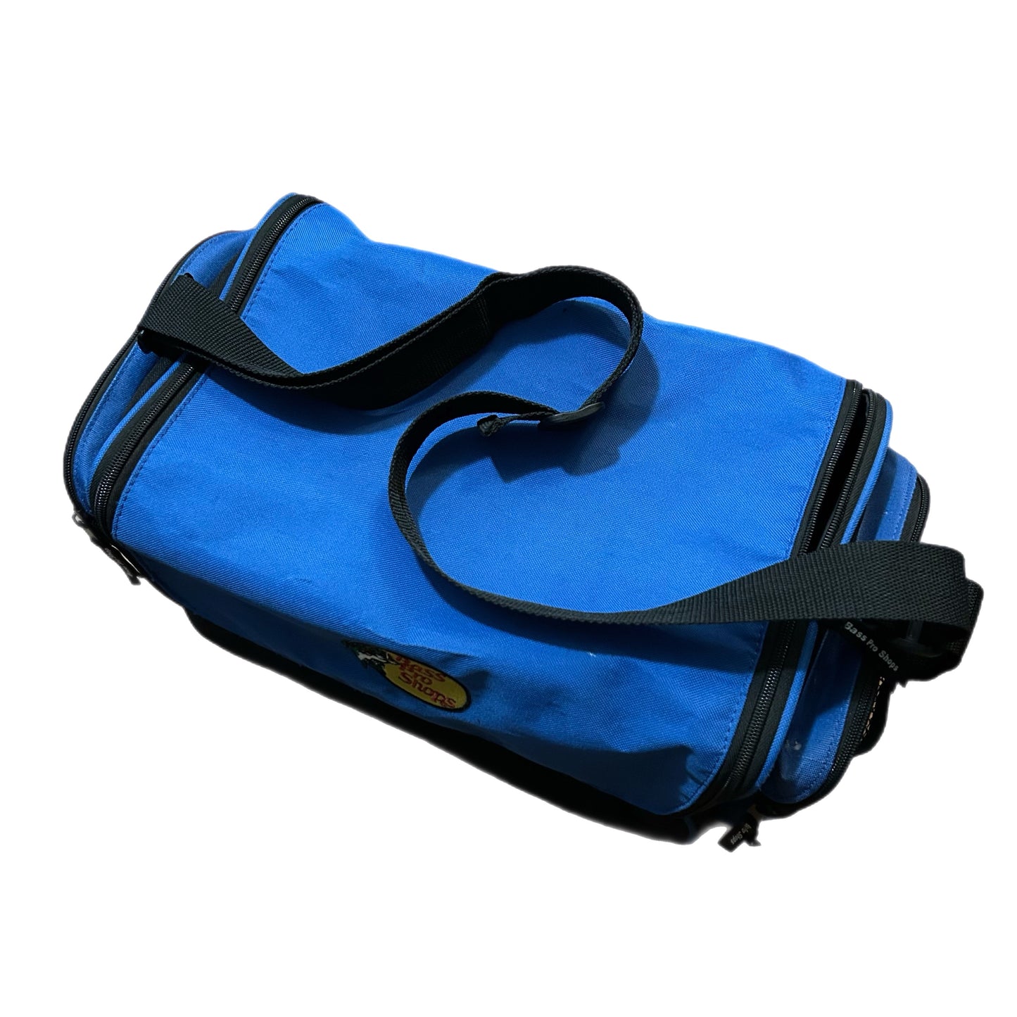 (OS) Bass Pro Shops Blue Duffle Bag