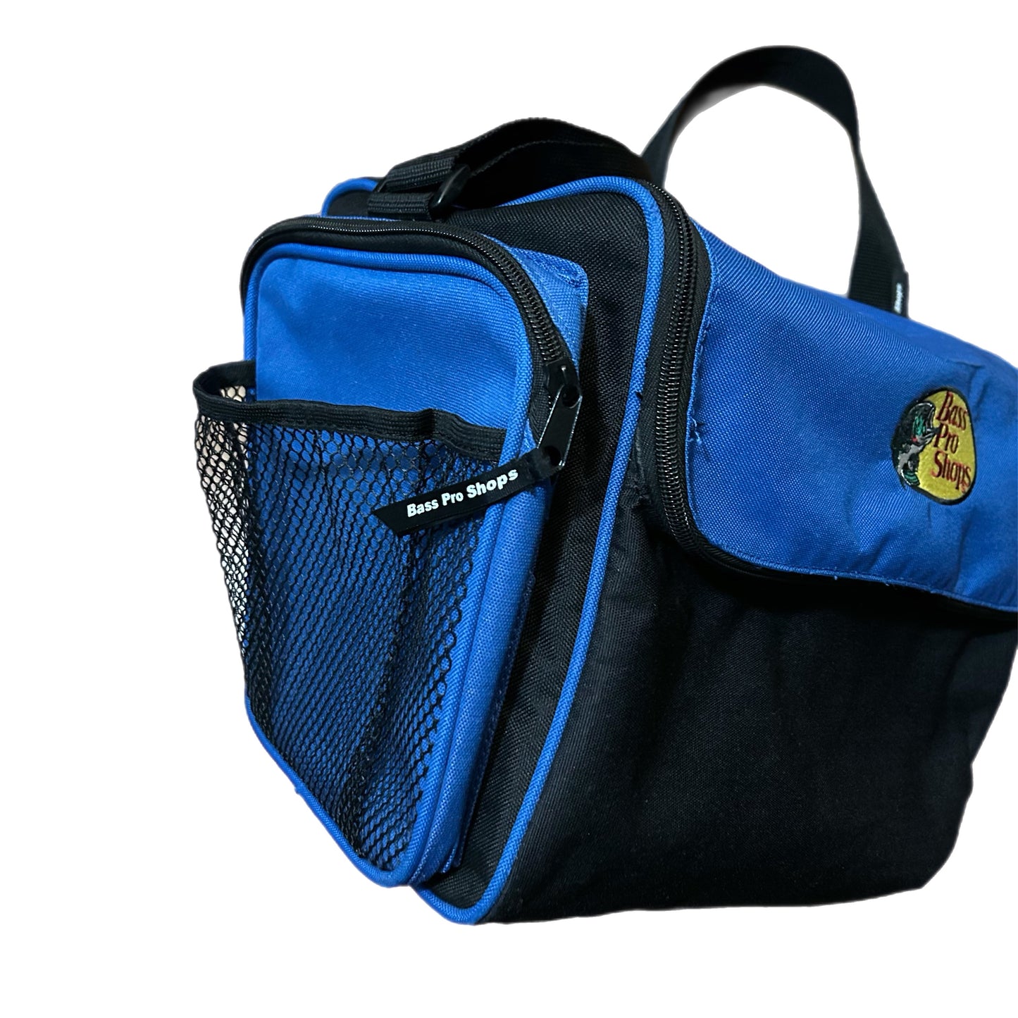 (OS) Bass Pro Shops Blue Duffle Bag