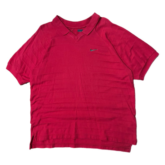 (XL) Y2K Nike Golf Red Polo Shirt