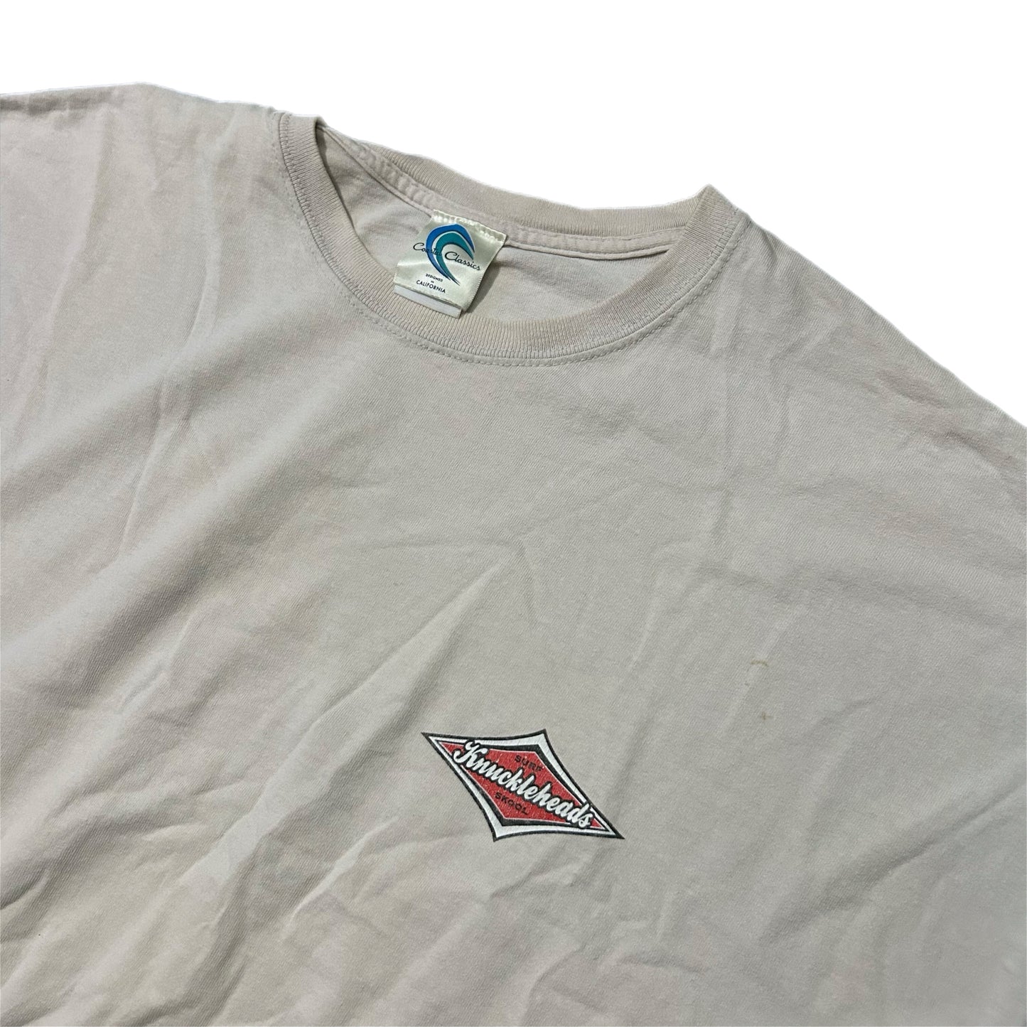 (XXL) Vintage The Three Stooges Knuckleheads Beige Shirt