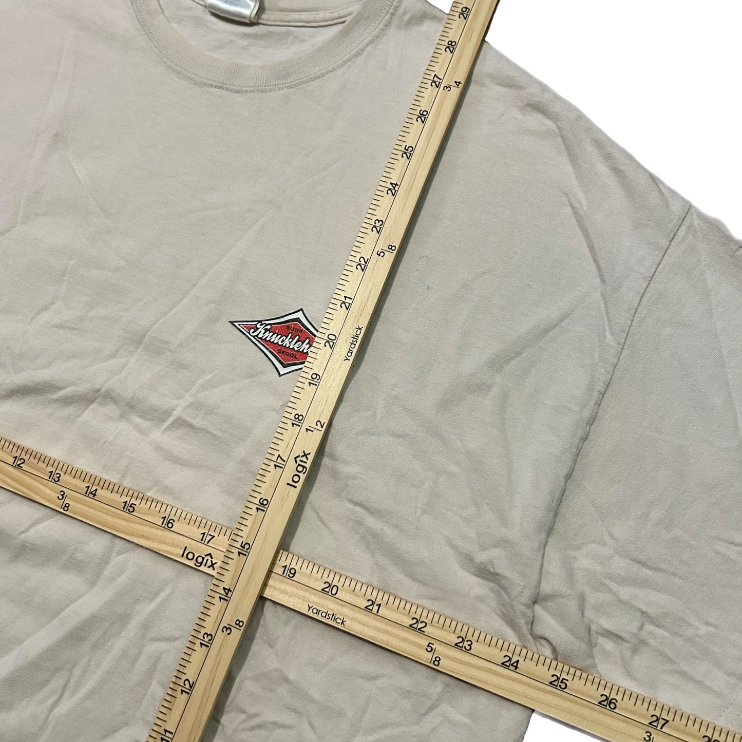 (XXL) Vintage The Three Stooges Knuckleheads Beige Shirt