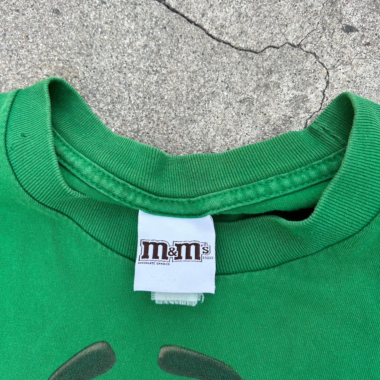 (L/XL) Vintage M&M's Ms. Green Shirt