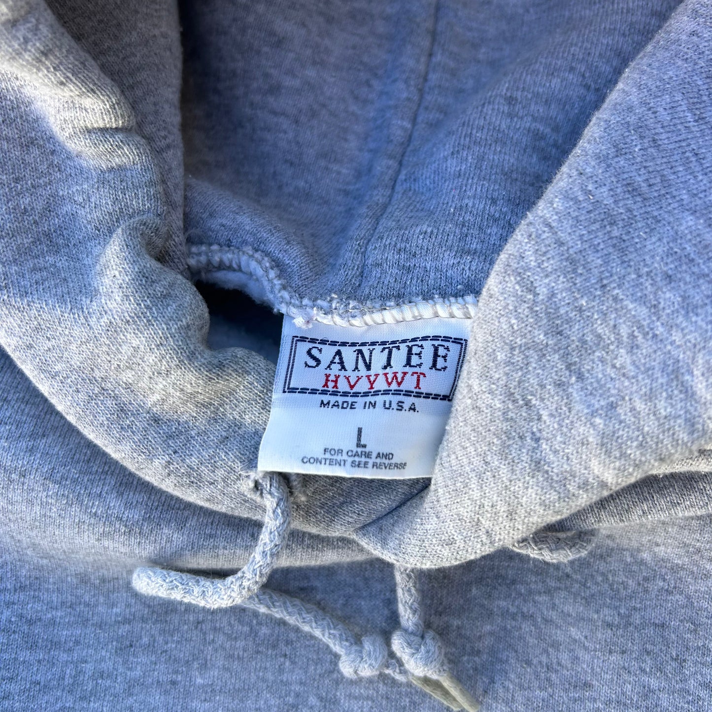 (L) 90s Santee Grey Hoodie
