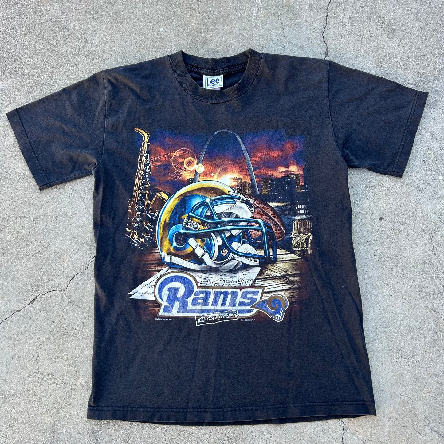 (L) 2000 St. Louis Rams Helmet Shirt