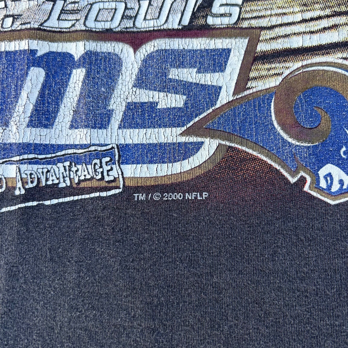 (L) 2000 St. Louis Rams Helmet Shirt