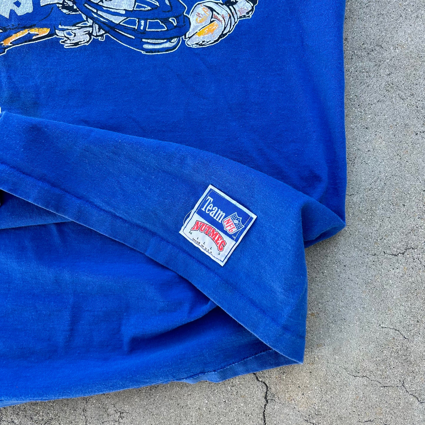 (L) Vintage 90s Los Angeles Rams Single Stitch Shirt