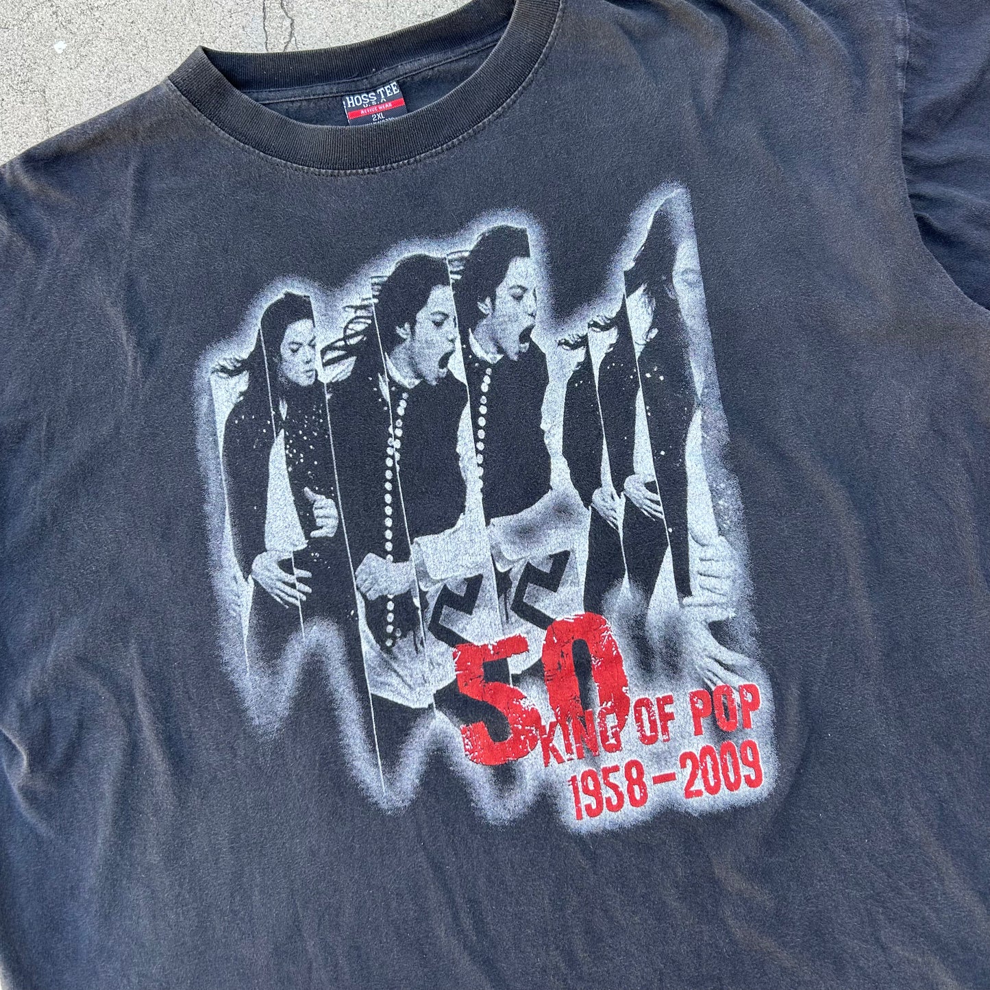 (XXL) Vintage Michael Jackson 'King of Pop' 50 Shirt