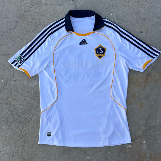 (L) Vintage Adidas LA Galaxy Herbalife Jersey