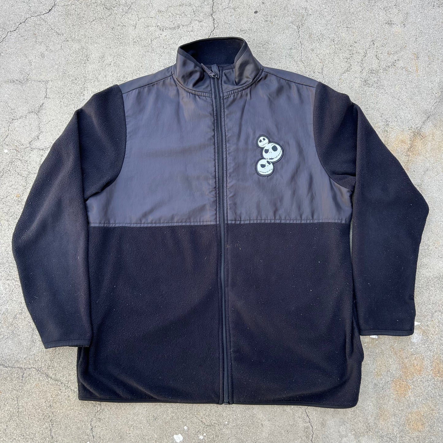 (S) Disney The Nightmare Before Christmas Zip-Up Fleece