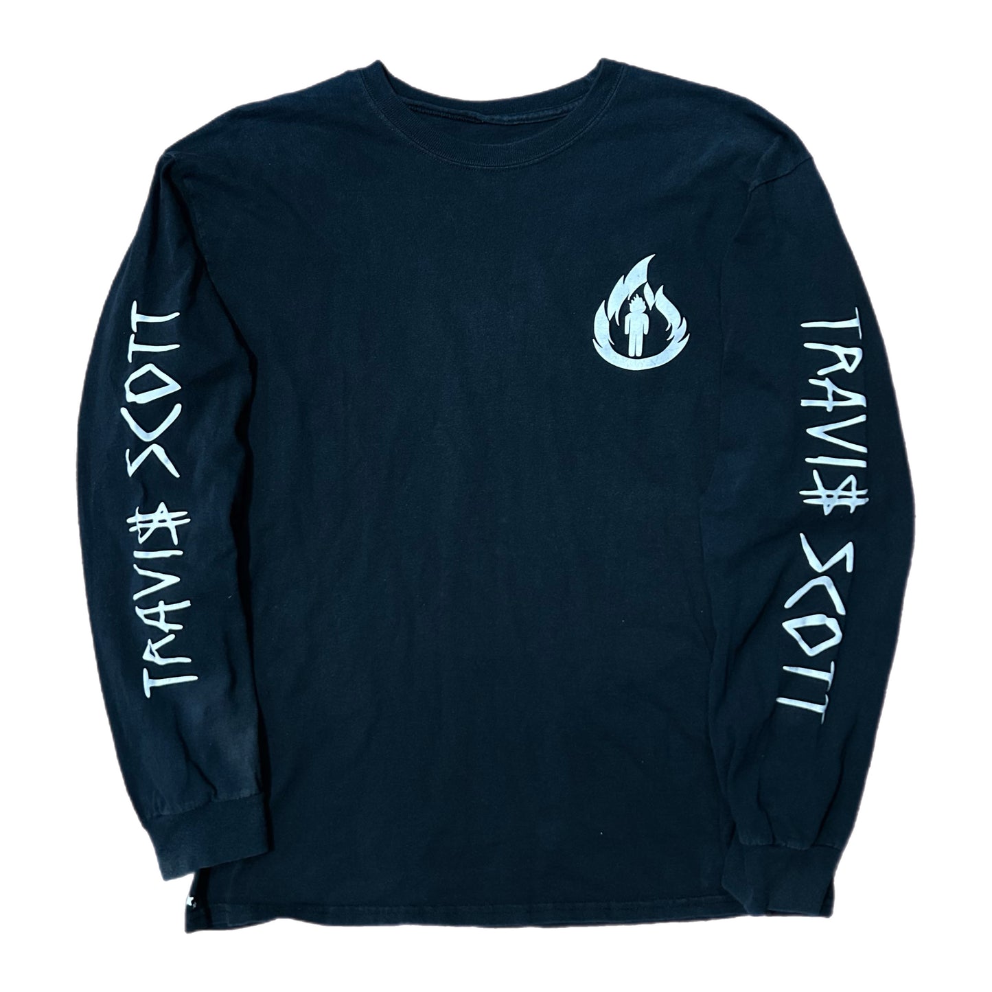 (L) Travis Scott La Flame Long-Sleeve T-Shirt