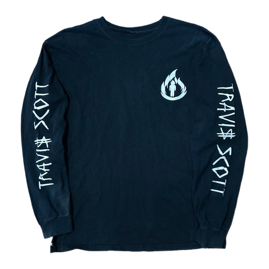 (L) Travis Scott La Flame Long-Sleeve T-Shirt