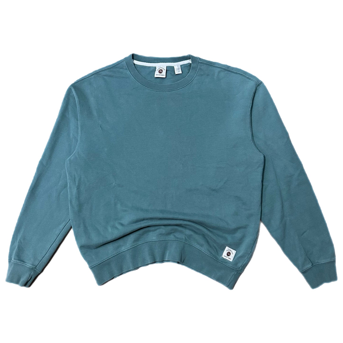 (L) Quicksilver Teal Pullover Crewneck