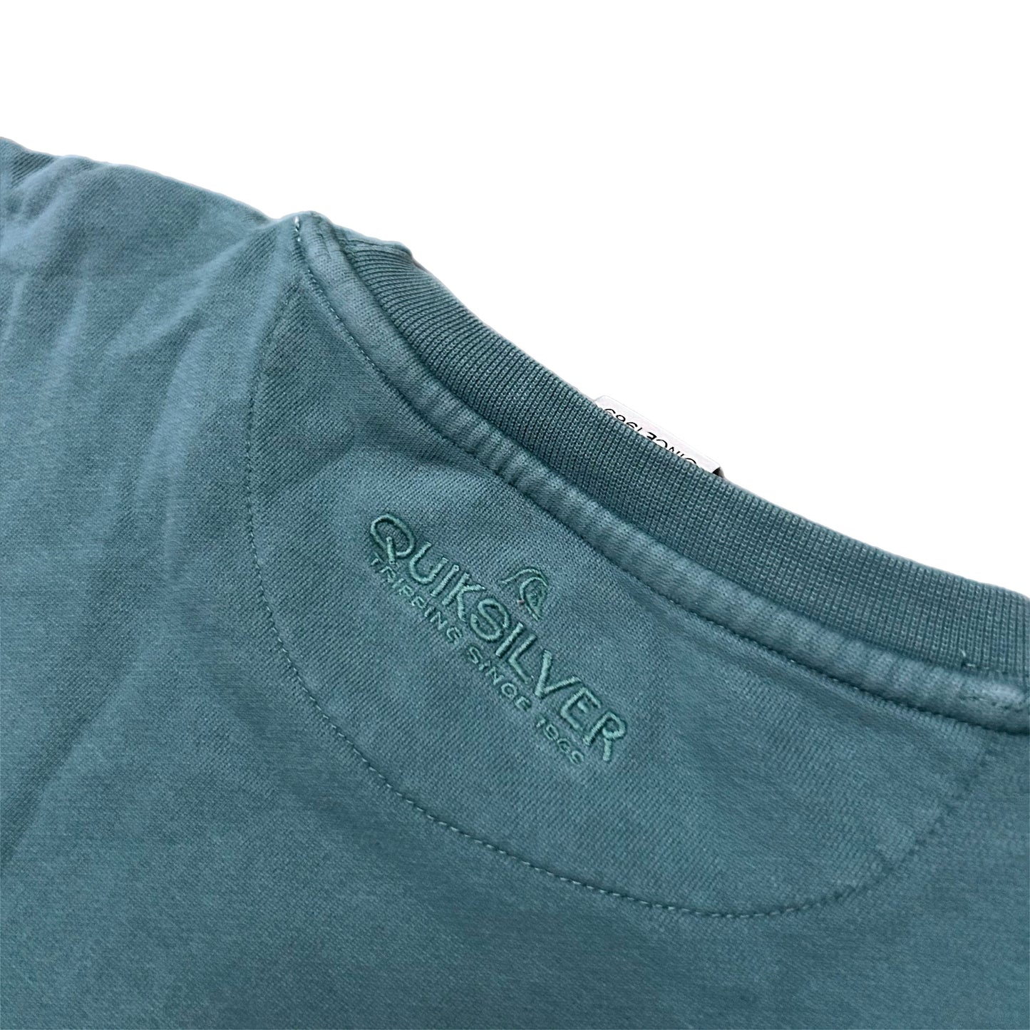 (L) Quicksilver Teal Pullover Crewneck