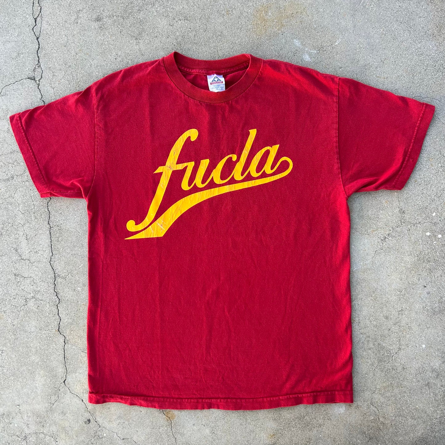 (L) Vintage Red USC 'F*** UCLA' Shirt