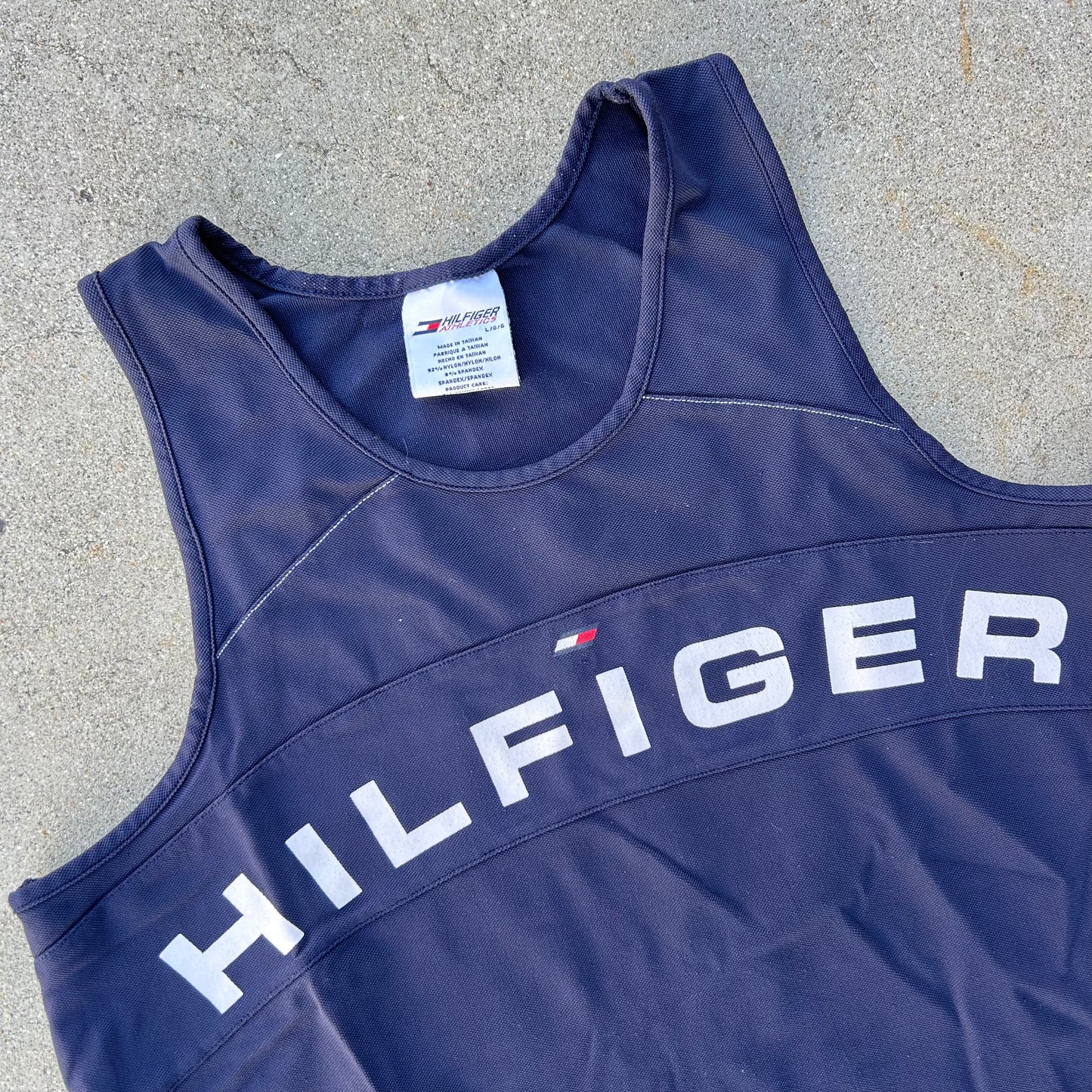 (L) Vintage Tommy Hilfiger Athletics Sleeveless Shirt