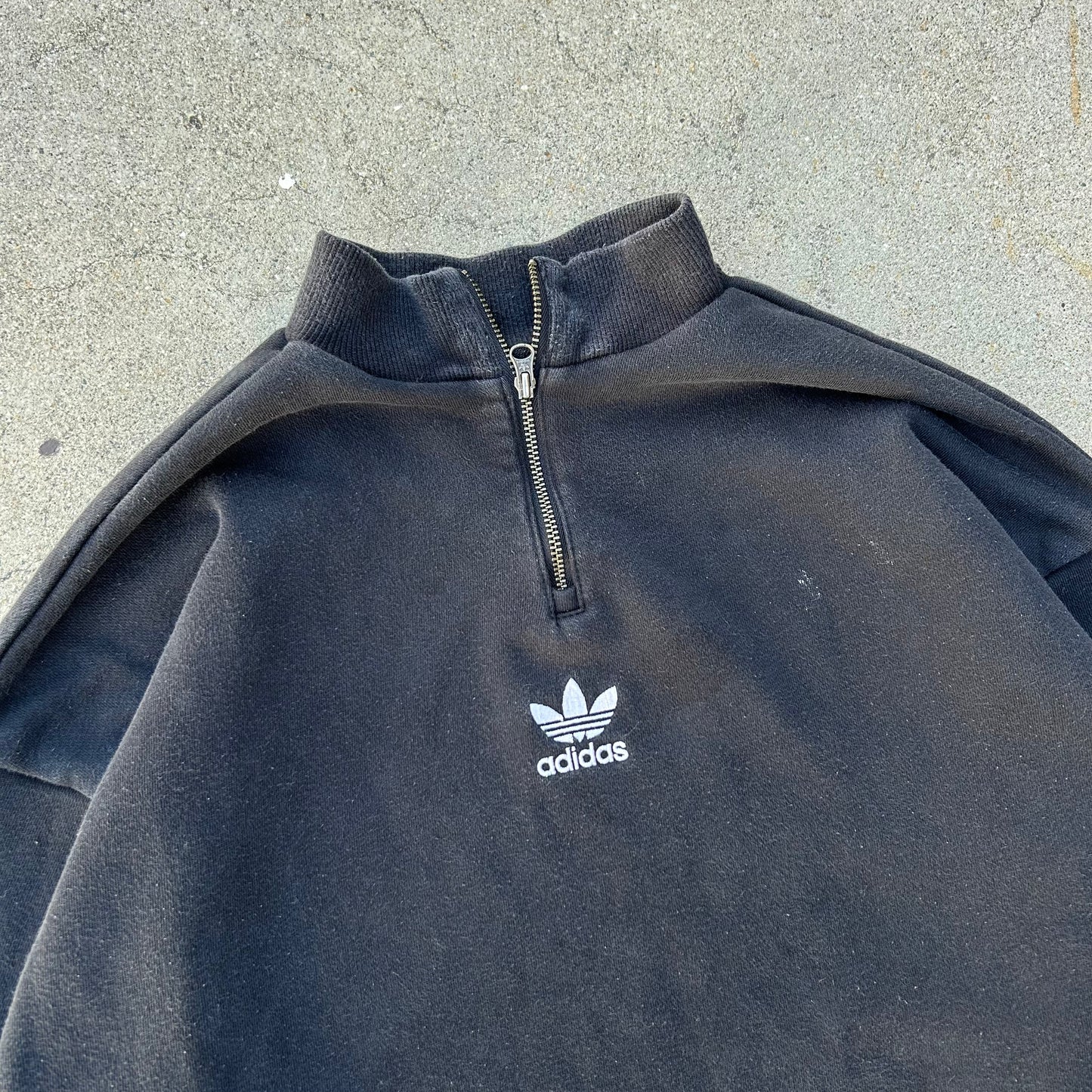 (S) Adidas Quarter-Zip Sweater