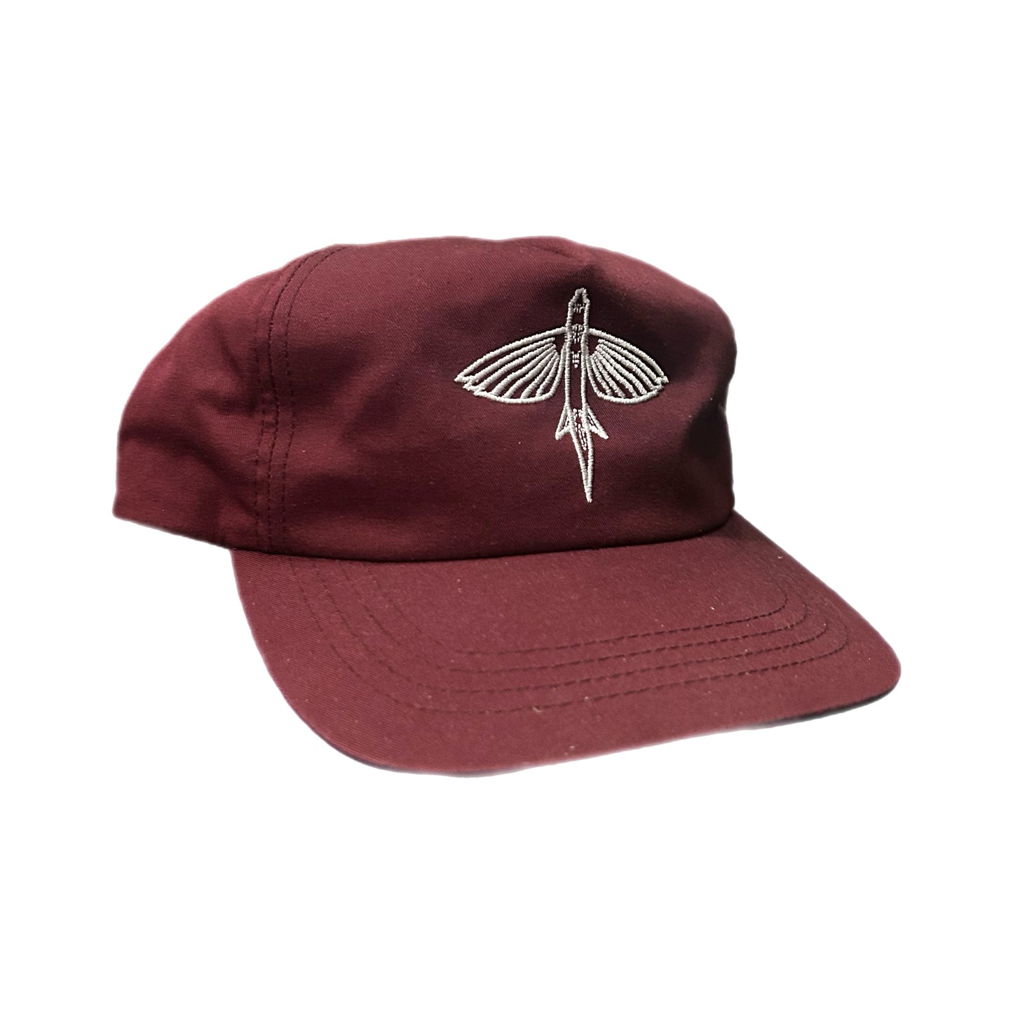 (OS) CA Flyer 5-Panel Maroon Snapback Hat