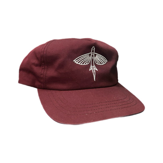 (OS) CA Flyer 5-Panel Maroon Snapback Hat