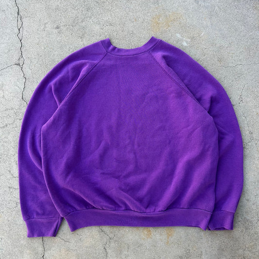 (L) Vintage Purple Tultex Crewneck