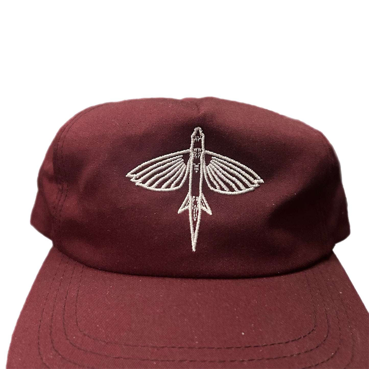 (OS) CA Flyer 5-Panel Maroon Snapback Hat