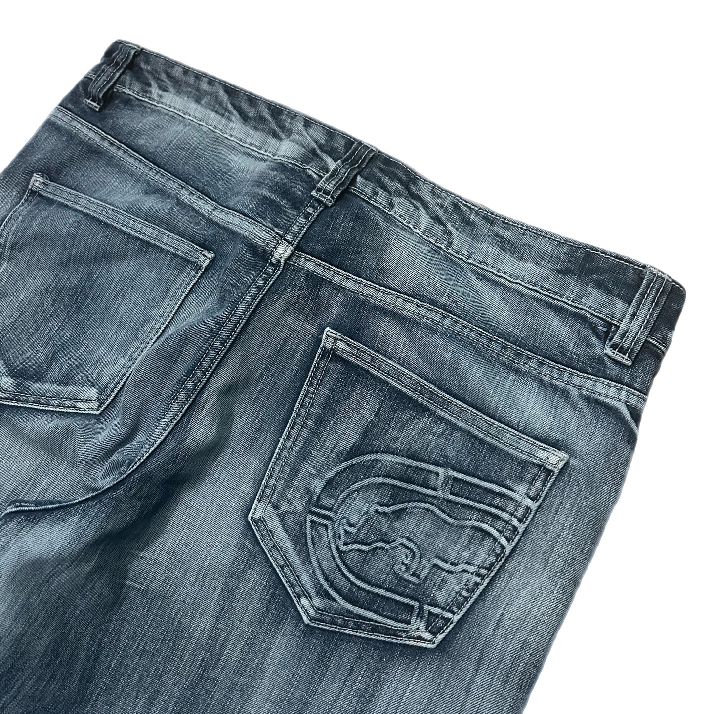 (36) Y2K Ecko Unltd Heavy Wash Denim Jeans