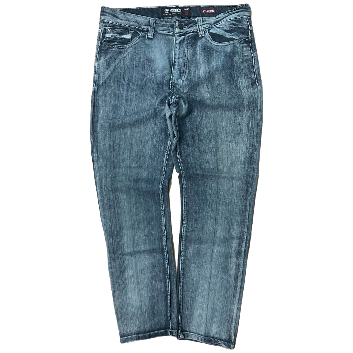 (36) Y2K Ecko Unltd Heavy Wash Denim Jeans
