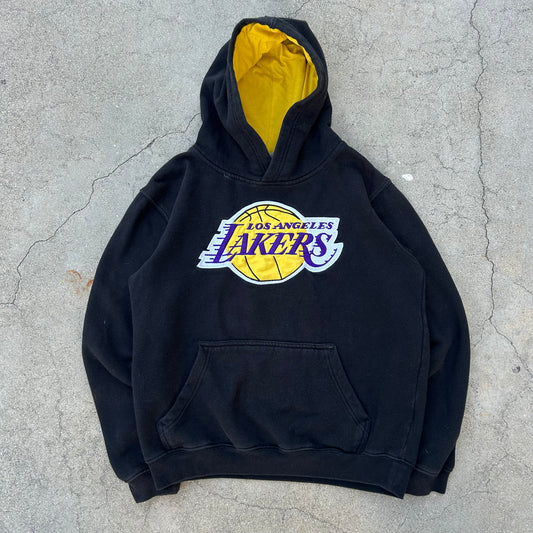 (YOUTH L) Los Angeles Lakers Black Hoodie