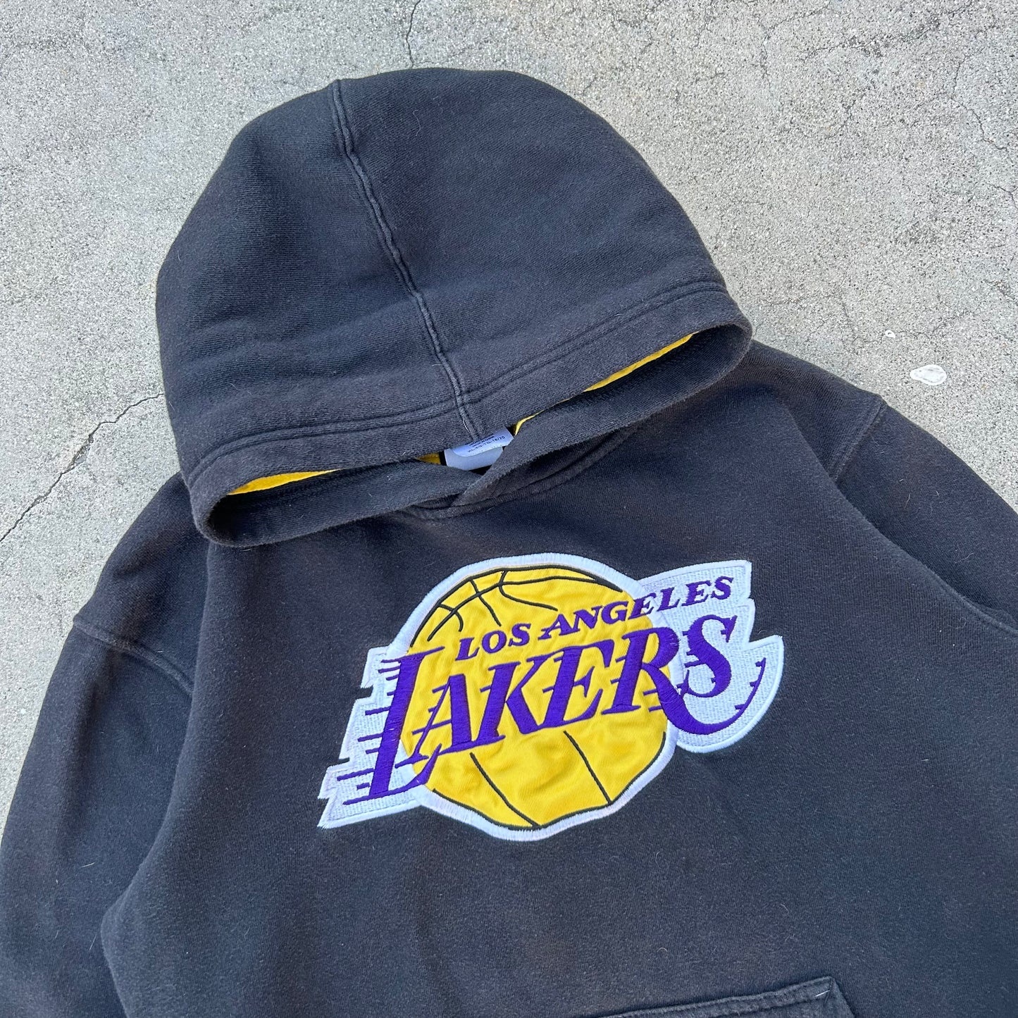 (YOUTH L) Los Angeles Lakers Black Hoodie