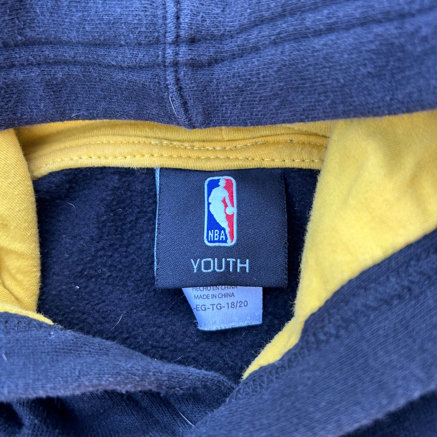 (YOUTH L) Los Angeles Lakers Black Hoodie