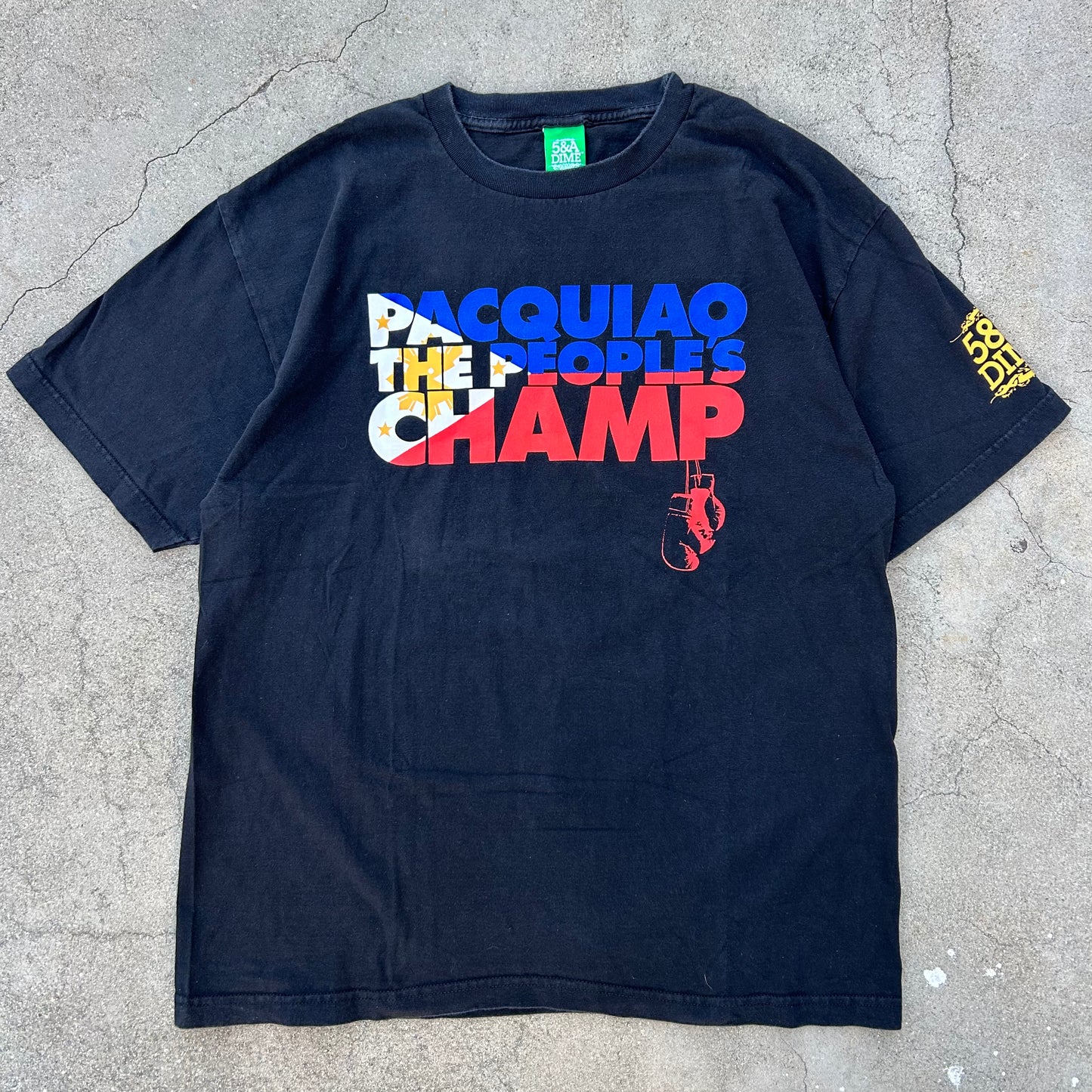 (XL) Y2K Manny Pacquiao 'Peoples Champ' Shirt