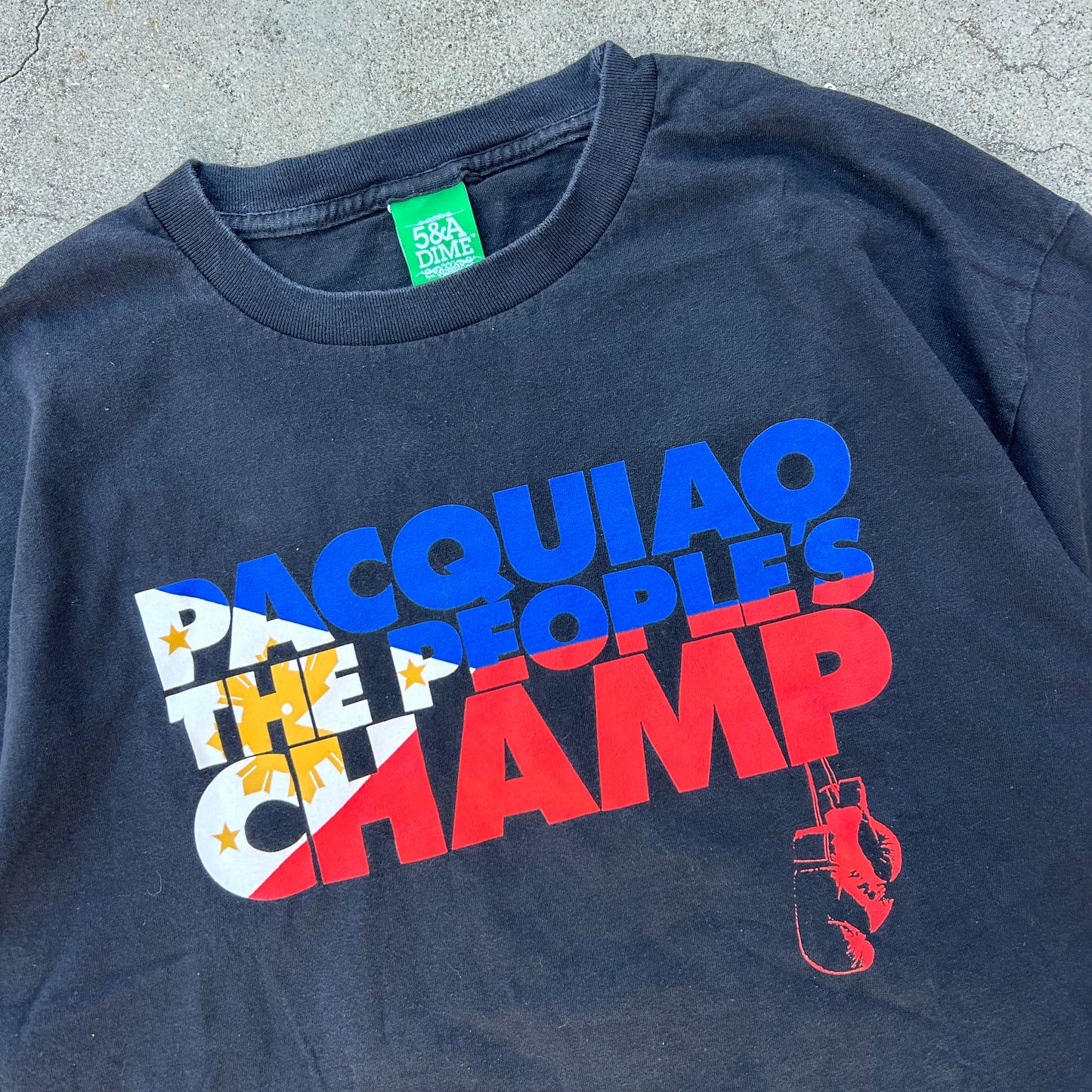 (XL) Y2K Manny Pacquiao 'Peoples Champ' Shirt