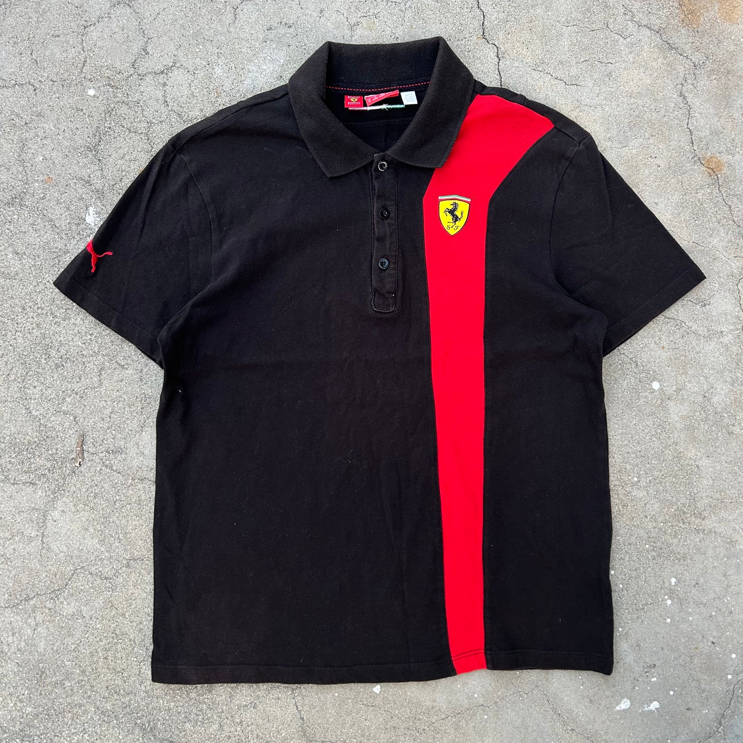 (S) Y2K Puma Scuderia Ferrari Polo Shirt