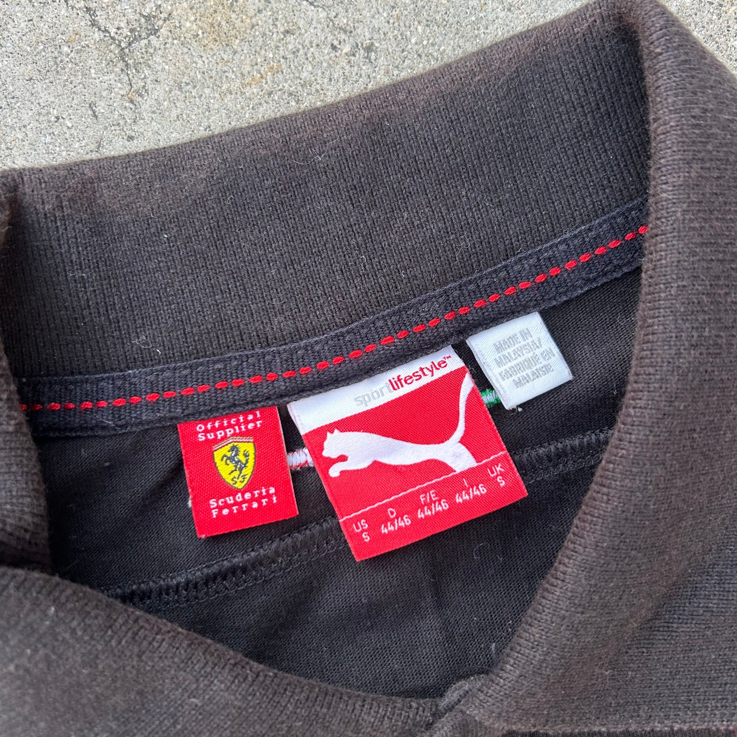 (S) Y2K Puma Scuderia Ferrari Polo Shirt