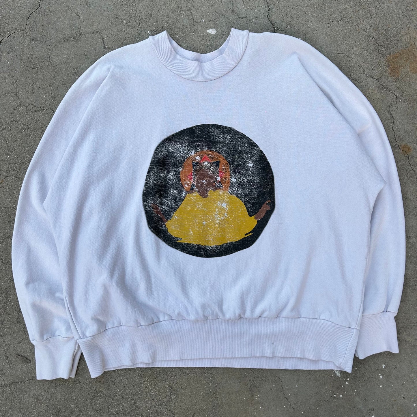 ( XL) Kanye West 'Jesus Is King' Chicago White Crewneck