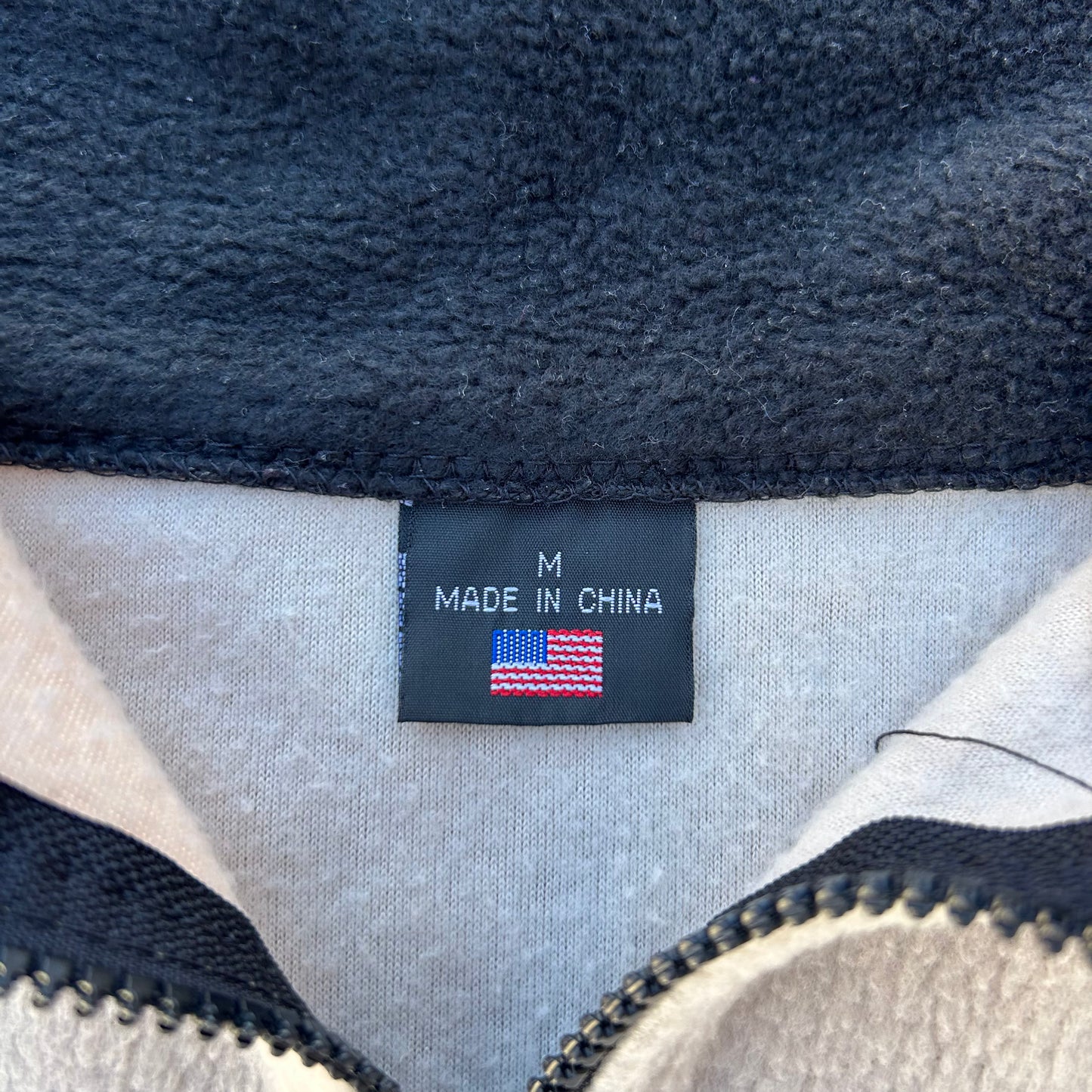 (M) Vintage USA Olympics Beige Fleece