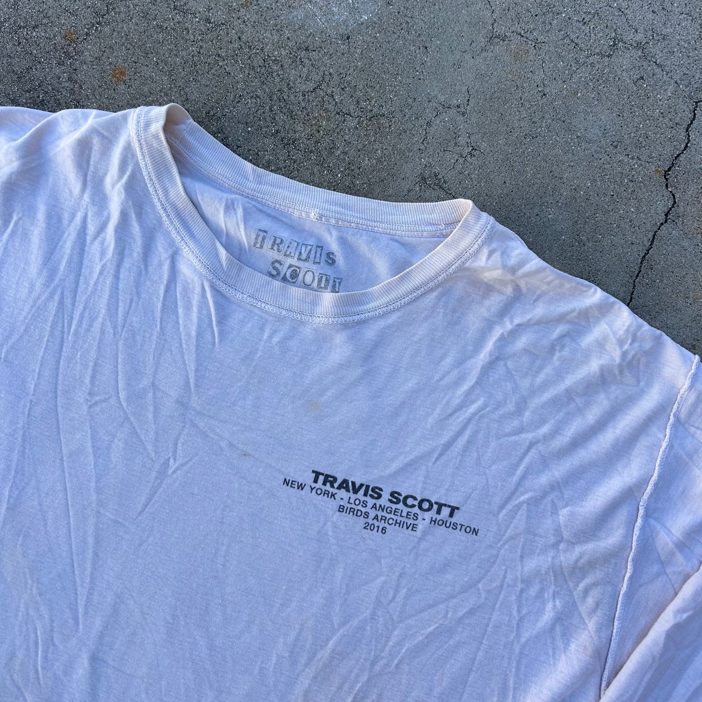 (L) 2016 Travis Scott Hood Toyota Long Sleeve Shirt