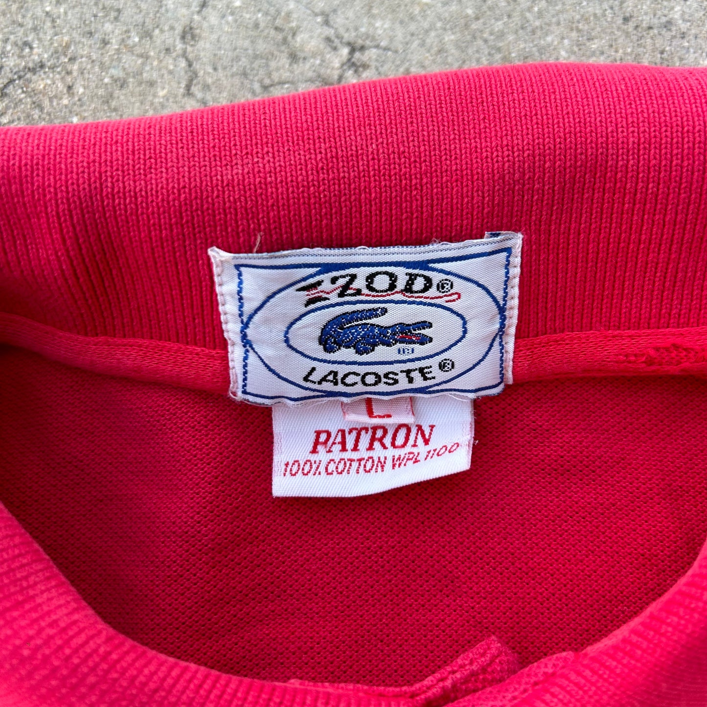 (L) Vintage IZOD Lacoste Polo Shirt