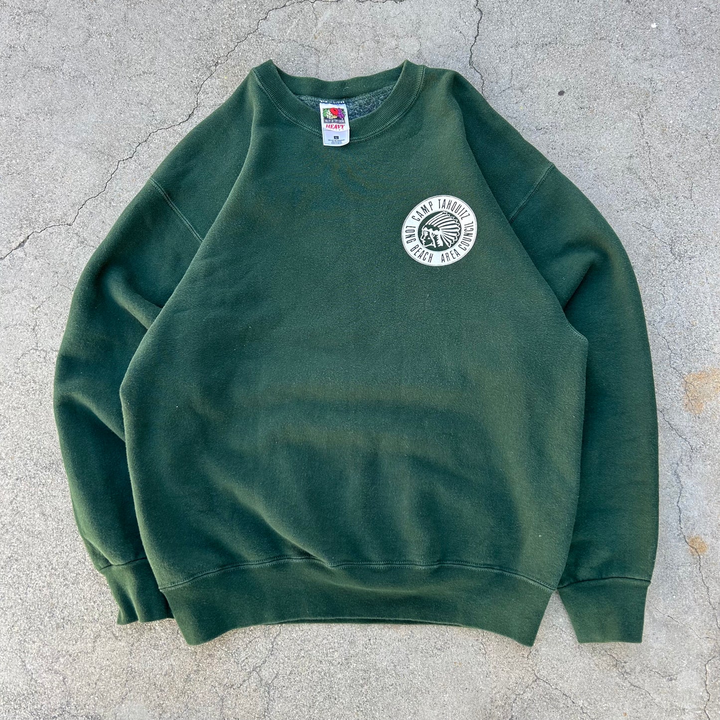 (L) Vintage LB Camp Taquits Crewneck